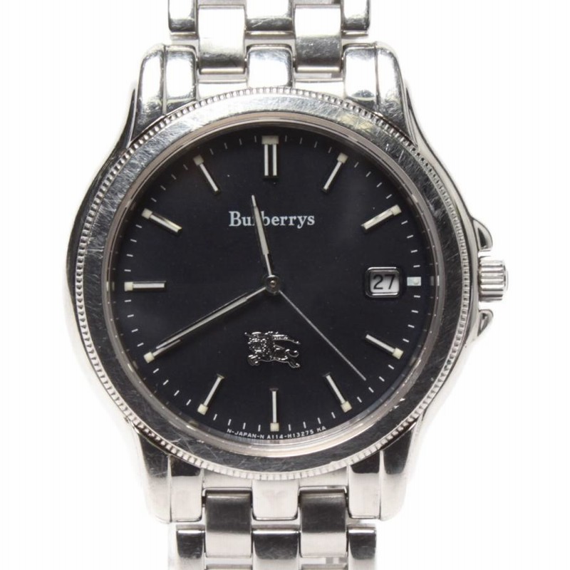 バーバリー 腕時計 A114-H07383 ソーラー メンズ BURBERRY 中古