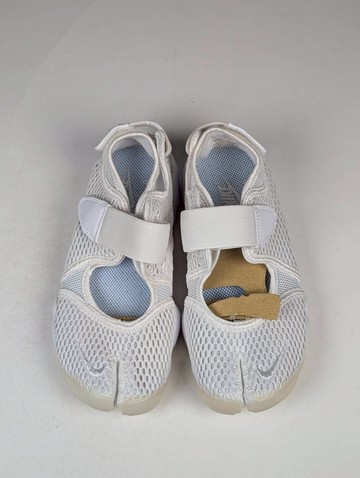 微瑕疵-左右腳鞋底鞋面泛黃 848386-100/5 W NIKE AIR RIFT BR 忍者鞋 白色