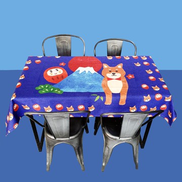 柴犬 桌布 富士山 露營