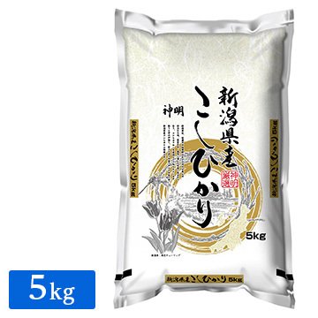 ○ 令和5年産 新潟県産 コシヒカリ 5kg(1袋) 家計応援米 新米