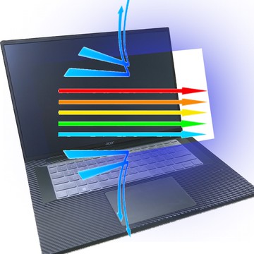 【Ezstick】ACER Swift Edge SFA16-41 防藍光螢幕貼｜鏡面/霧面可選｜筆電螢幕保護貼