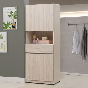 【Homelike】喜家居2.7尺單抽高鞋櫃(2502)