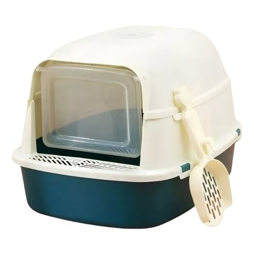 高精寵物 全罩式貓砂盆  1個  50 x 35 x 33cm  綠色