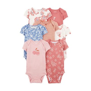 【Carter’s官方授權】 櫻桃小花7件組包屁衣(6M-24M,61cm~86cm)