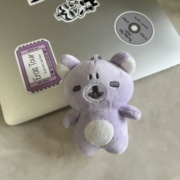 🔥熱門好物 臺灣出貨 輕鬆七色一滴淚手玉毛玩具公仔ins包包掛件日系古早掛件呆萌可愛