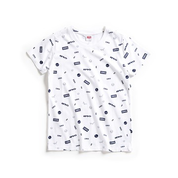 EDWIN｜女裝｜滿版印花短袖T恤