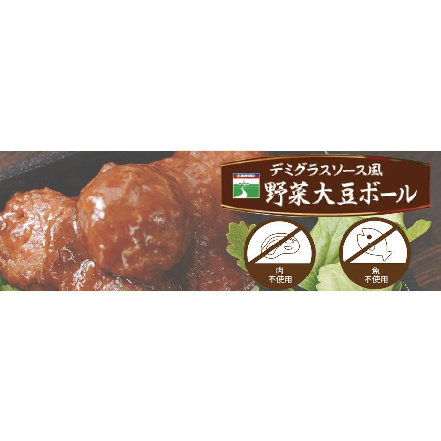 レトルト食品 デミグラス 風野菜大豆ボール   100g 三育フーズ惣菜  ベジタリアン