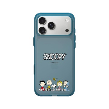 iPhone 17 Pro Max Clear (相機按鈕) 夜幕藍 - 史努比 Snoopy - 經典-Snoopy齊聚時光