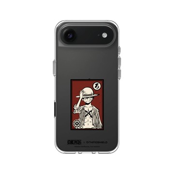 iPhone Air Clear Case（相機按鈕） 透明 - 航海王 One Piece - 角色畫框系列-魯夫