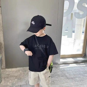 ARY 男童短袖 兒童短袖 寶寶短袖 男童夏裝 2025新款帥氣上衣 寶寶童裝 洋氣炸街潮兒童夏季短袖