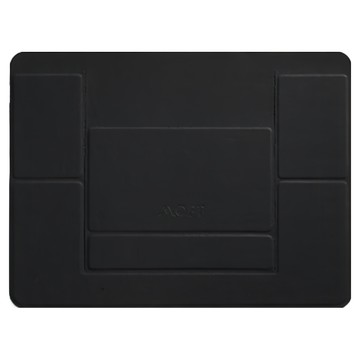 MOFT 黏貼散熱孔款隱形筆電支架 皮革款 適用於11.6-16吋筆記型電腦 可承重8公斤 可調整高度  黑色  1個