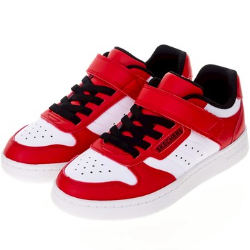SKECHERS 兒童款 QUICK STREET D楦休閒鞋 405638LRDW  23cm  白色