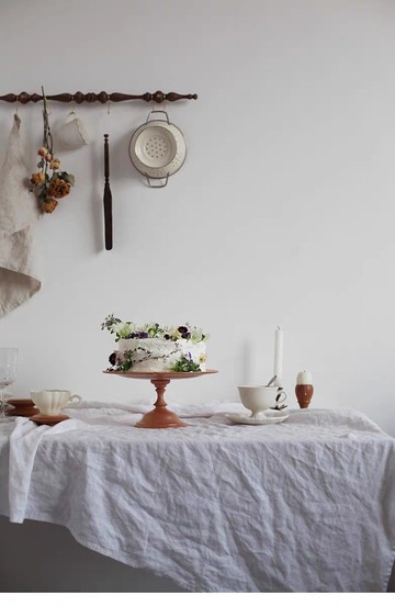 櫻桃原木 整木製作超大托盤 高腳蛋糕甜品盤 果盤