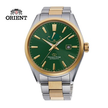 ORIENT STAR 東方之星 Contemporary系列 經典動力儲存機械錶 鋼帶款 綠色 RE-AU0405E - 42.0mm