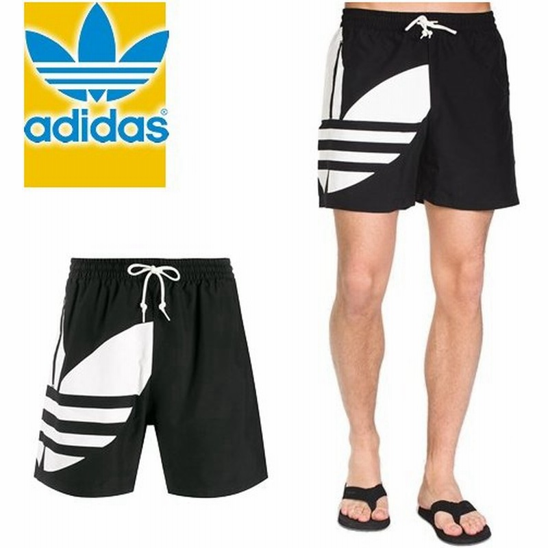 アディダス Adidas 水着 サーフパンツ サーフショーツ 海パン 海水パンツ ショートパンツ ビッグ トレフォイル スイムショーツ メンズ ブランド 黒 ブラック 通販 Lineポイント最大0 5 Get Lineショッピング