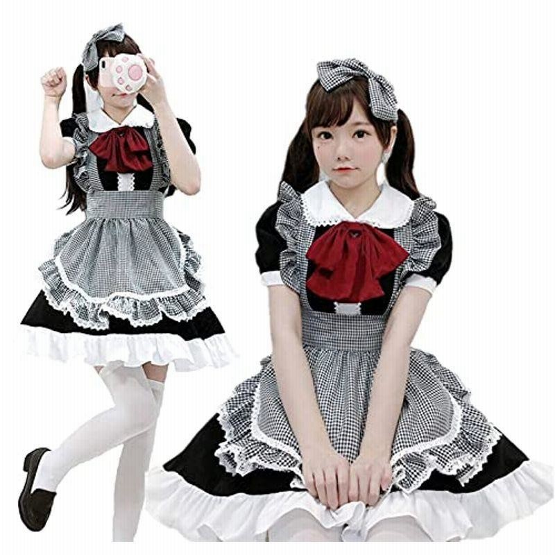 ロリータ メイド服 ワンピース ドレス シャイニングニキ コスプレ