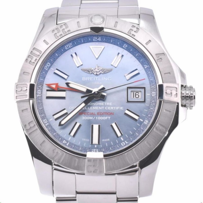 美品 ブライトリング BREITLING A32390 ブライトリング BREITLING A32390 スーパーアベンジャーII GMT