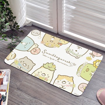 Fancy Belle 軟式珪藻土 吸水 抗菌 地墊 60x39cm 角落生物 多款任選 可水洗 可超取 格蕾寢飾