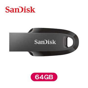SanDisk Ultra Curve 3.2隨身碟 黑 (64/128/256GB)