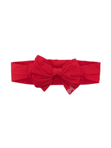Monnalisa - bow-detail headband - kids - Polyester - S - Red