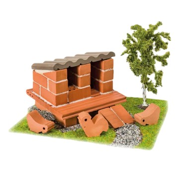 德國 teifoc - DIY益智磚塊建築玩具 迷你小屋