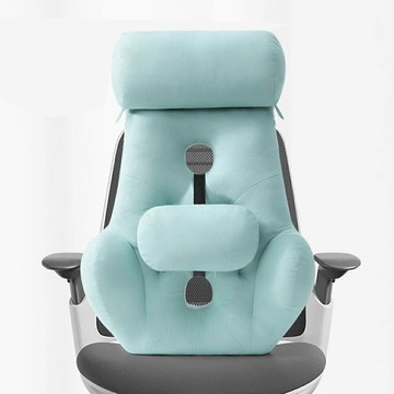 【免運直出】辦公室久坐護腰靠墊 人體工學工位腰靠 加高靠枕