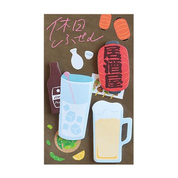 ≡MOCHO≡ 現貨 GreenFlash 假日便利貼 居酒屋圖案