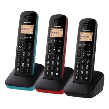 【Panasonic 國際牌】無線電話 KX-TGB310TW-紅色/藍色