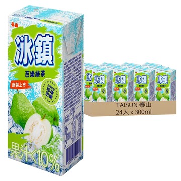 TAISUN 泰山 冰鎮芭樂綠茶  300ml  24入