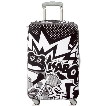 LOQI 行李箱外套﹧小黑熊-M