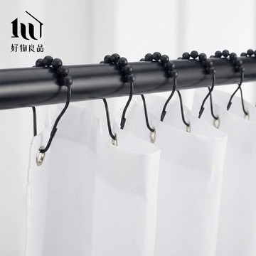 【好物良品】304不鏽鋼滾珠浴簾掛勾｜防鏽五金扣環 滑順靜音 窗簾圈 高承重