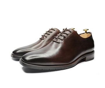 方頭燻黑紳士皮鞋-886-K01