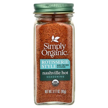 Simply Organic, 電轉烤肉架調味料，納什維爾辣醬，3.17 盎司（90 克）
