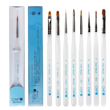CNF日式美甲筆美甲彩繪筆拉線筆光療筆日本進口筆毛指甲筆刷帶蓋