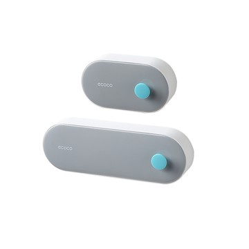 【ECOCO】意可可翻蓋肥皂盒 壁掛式 瀝水 免打孔 家用 帶蓋皂盒 學生宿舍 衛生間 排水 香皂架 防水 防潮 防塵