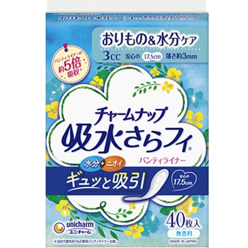 魅力N ap個水進一步連接內褲襯墊40張