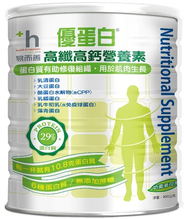 易而善優蛋白高纖高鈣營養素奶粉 (900g)/337111