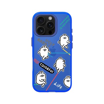 iPhone 16 Pro Clear 激光藍 - Ugly Rabbit 醜白兔 - 醜白兔的精彩人生