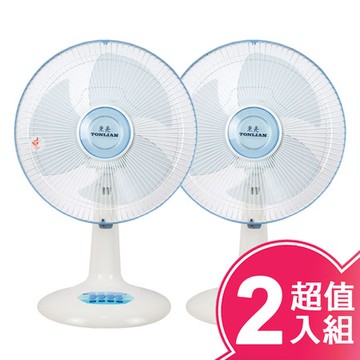 【東亮】12吋桌扇(顏色隨機)(二入組)TL-1203