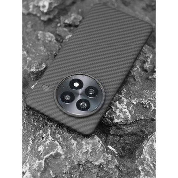 Pinkson適用一加13手機殼超薄全包磨砂硬殼凱夫拉芳綸纖維碳纖維紋保護套商務簡約散熱輕薄新款輕奢簡約男