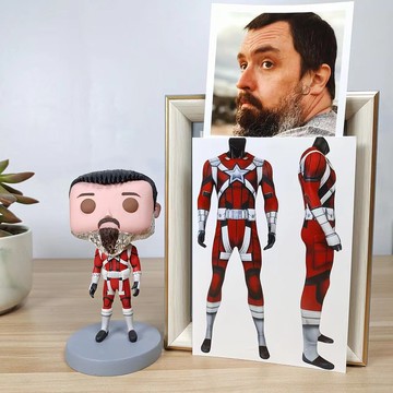 【客製化3D人像公仔】訂製手工Funko Pop男生朋友老公生日禮物