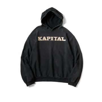 【日貨代購CITY】2024AW KAPITAL 字體 LOGO 抓絨 天竺棉 連帽 帽T 現貨預購 K2409LC04