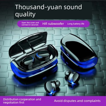 新品上市!!熱門爆品！！Tws-T8Pro真無線藍牙耳機運動音樂雙耳入耳降噪工廠直接交付