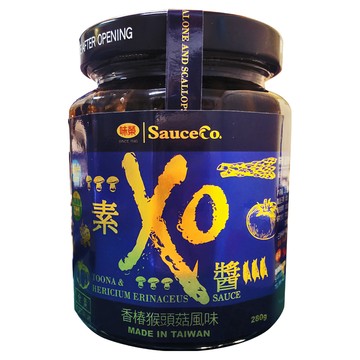 味榮 素XO醬 香菇猴頭菇風味  280g  1罐