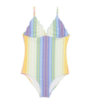 Missoni Kids Check Print Swimsuit