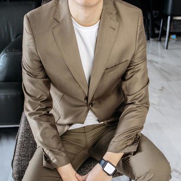 特價撿漏 作夢家春季英倫復古便西雅痞修身男士西裝套裝男英倫風