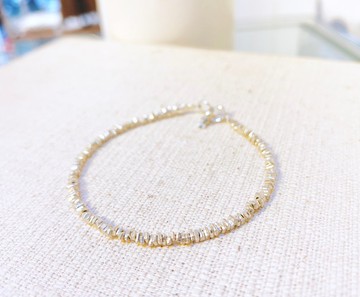 Ops silver bracelet -手工/限定/小碎銀/簡約/好配搭/禮物/純銀