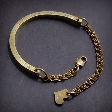 M4款-黃銅手環-御匠專屬敲飾-客製敲字-手工DIY