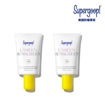 Supergoop! 隱形妝前防曬乳 PA+++ SPF40 20ml-2入組