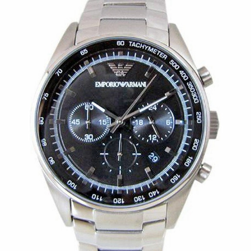 エンポリオ アルマーニ 腕時計 Emporio Armani クロノグラフ ブラック メンズ 腕時計 Ar5980 ベルトサイズ調整無料 通販 Lineポイント最大0 5 Get Lineショッピング